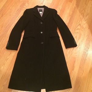 Jcrew long wool coat sz 6